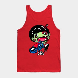 Afro Zombie (Front Design) | Halloween Tank Top